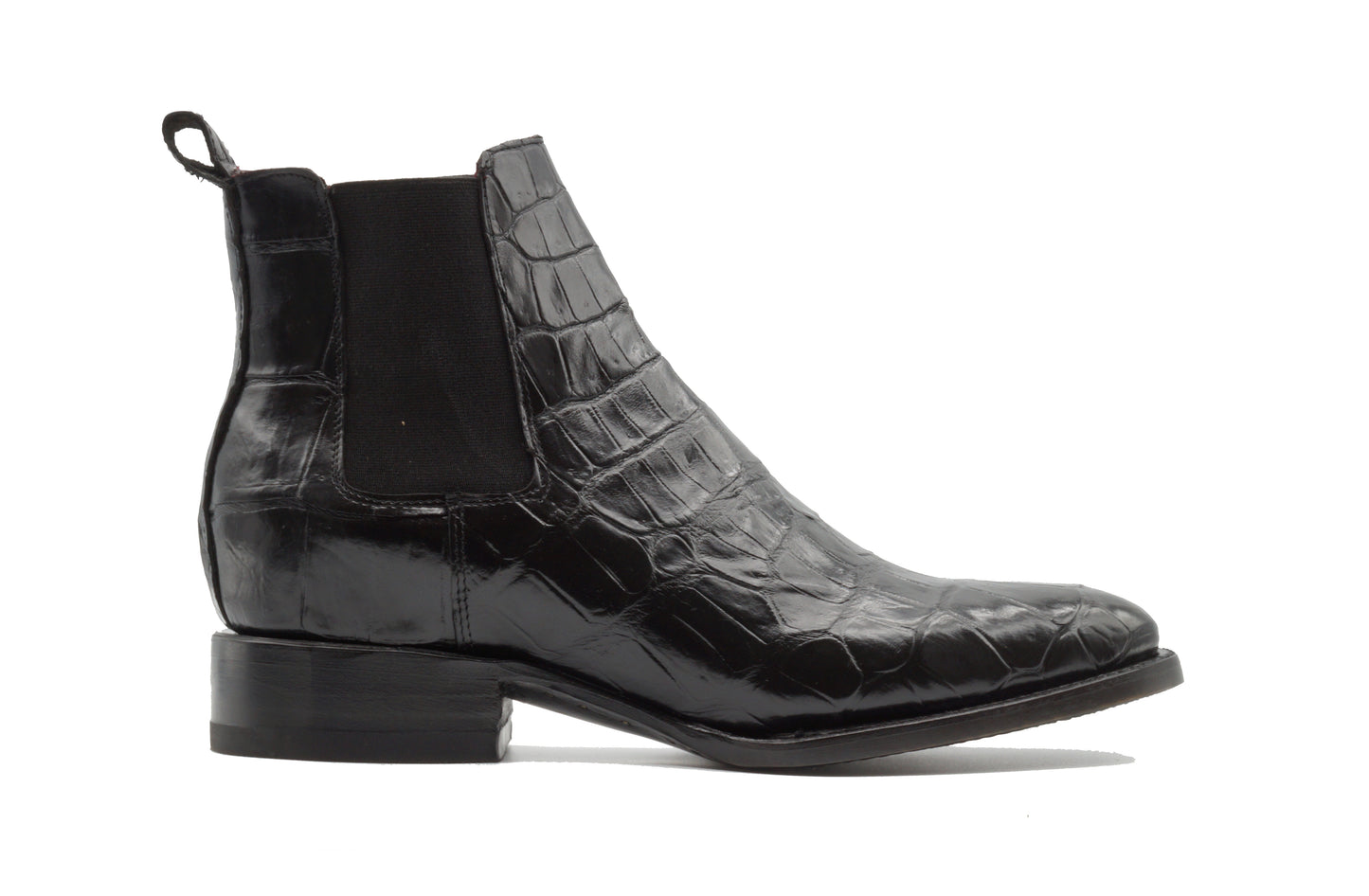 BOTIN CHELSEA EN PIEL GENUINA DE COCODRILO