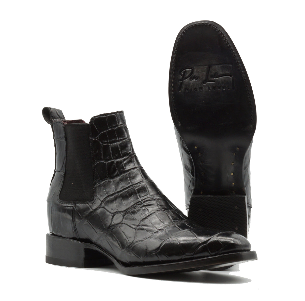 BOTIN CHELSEA EN PIEL GENUINA DE COCODRILO