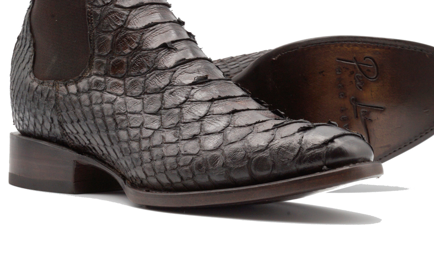 BOTIN CHELSEA EN PIEL GENUINA DE PITON