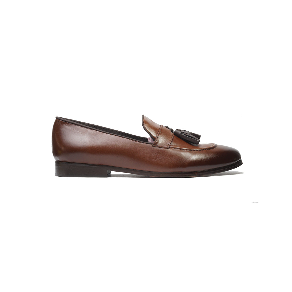 Mocasín Tacón Borlas