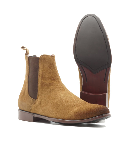 Chelsea Confort Gamuza Topo Broch