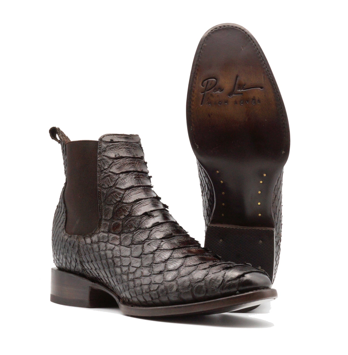 BOTIN CHELSEA EN PIEL GENUINA DE PITON