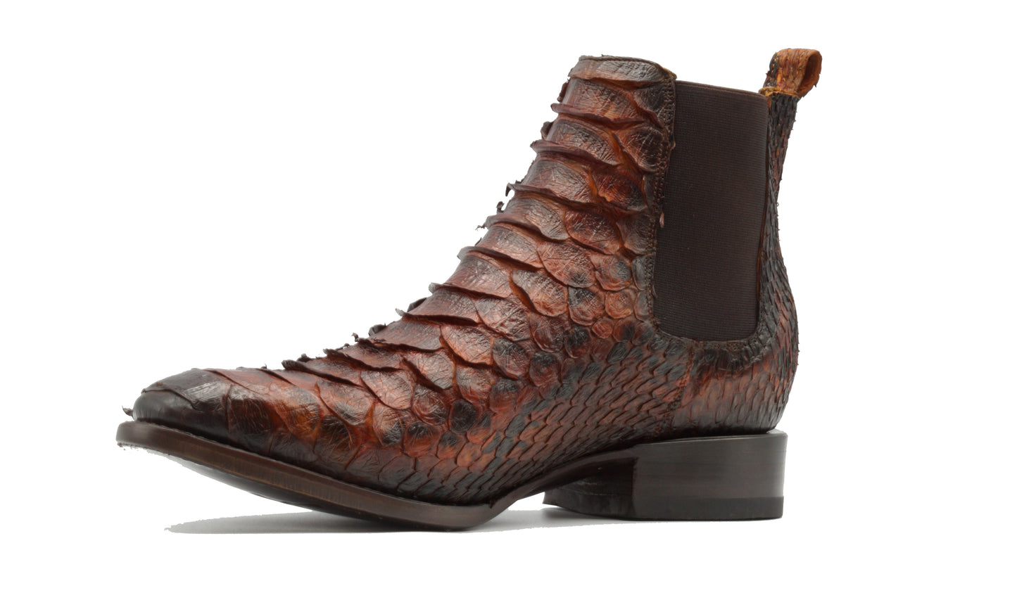 BOTIN CHELSEA EN PIEL GENUINA DE PITON