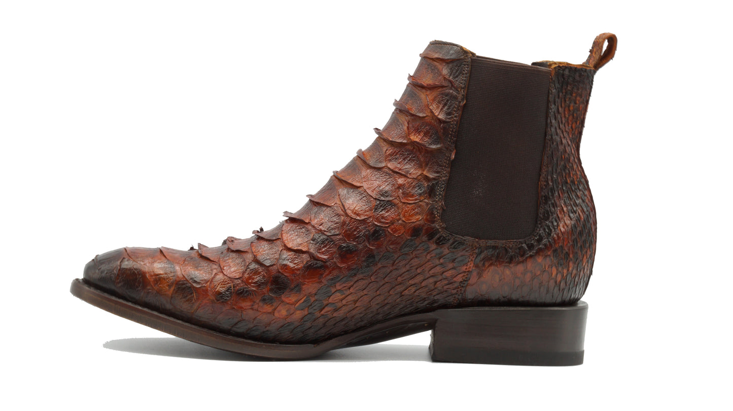 BOTIN CHELSEA EN PIEL GENUINA DE PITON