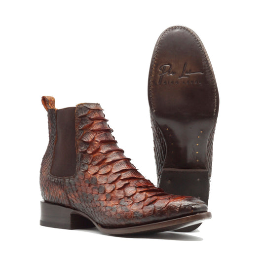 BOTIN CHELSEA EN PIEL GENUINA DE PITON