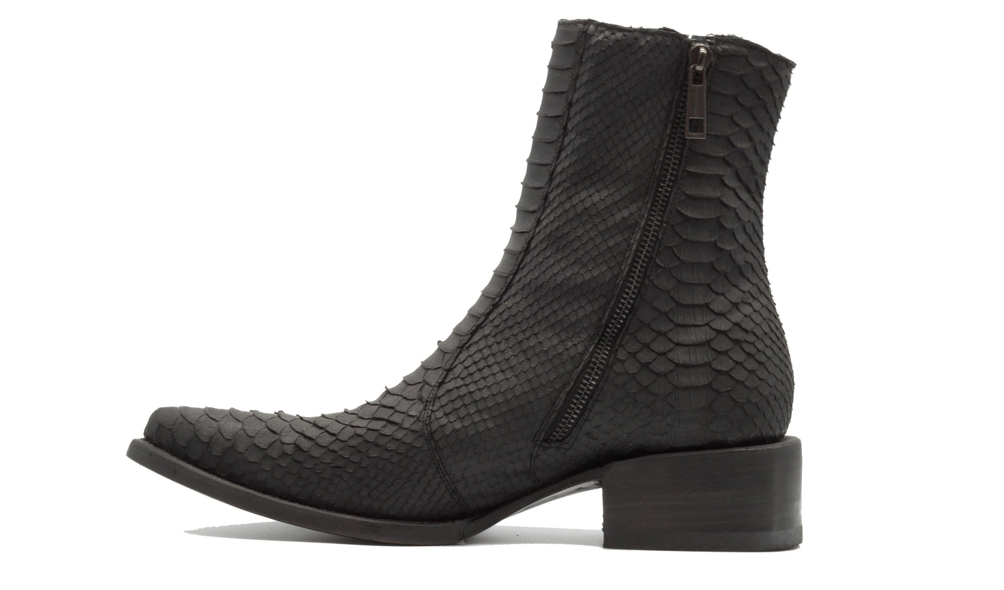 BOTIN VALENCIA EN PIEL GENUINA DE PITON